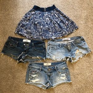 Hollister Size 1 Shorts and Skirt Xs